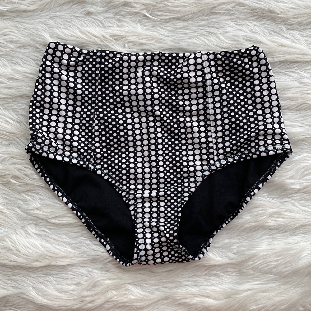 Popina | Hollywood High Waist Space Dots Bikini Bottom
